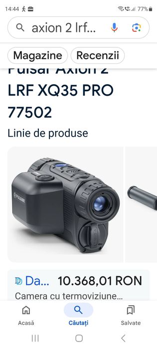 Termoviziune Pulsar XQ 35 AXION 2 LRF