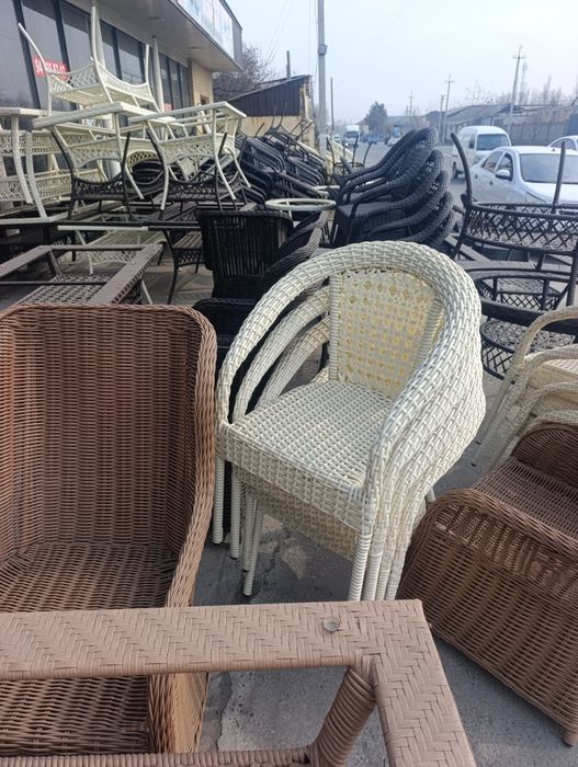 Ротанг ратан стол стуллар