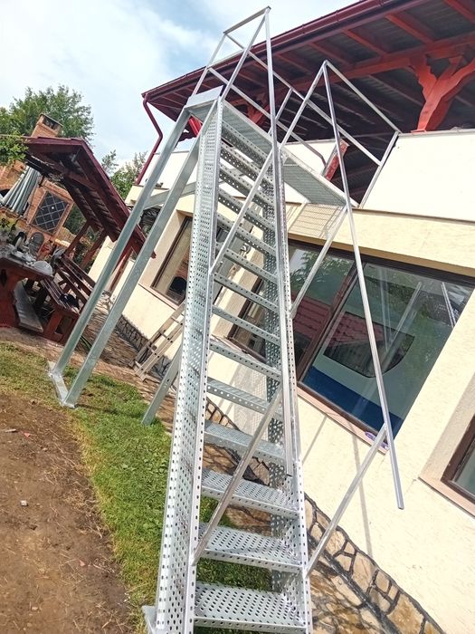 Scara metalica zincata 4mm grosime de exterior