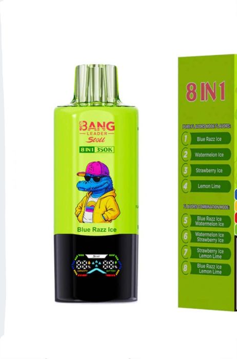 NOU! Vape BANG LEADER 350k!  8 arome diferite într-un singur dispoziti
