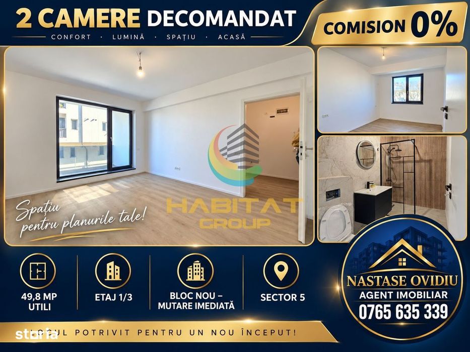 Apartament 2 Camere Comision 0% Piata Ferentari!