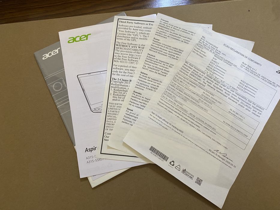 Acer noutbuk srochniy sotiladi