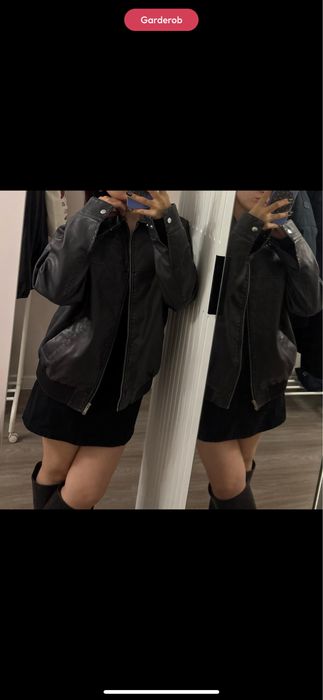 Бомбер Cropp графитового цвета