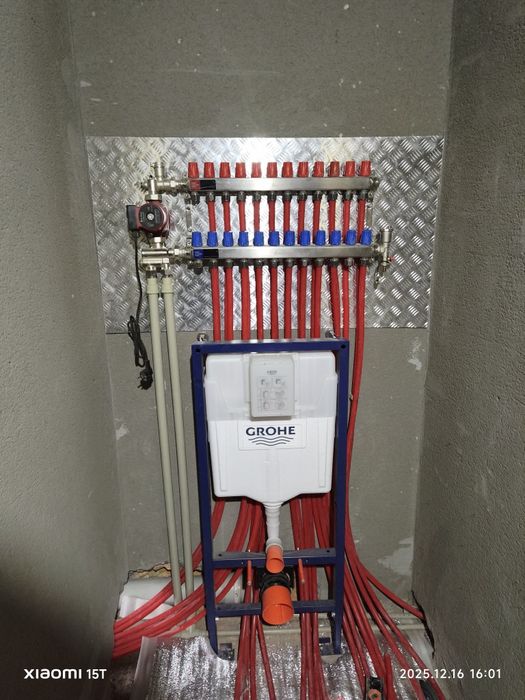 Сантехник, теплый пол