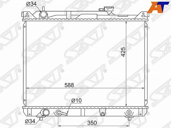 Радиатор  Suzuki Grand vitara