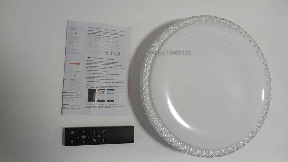 LED плафон, RGB, 24W, дистанционно