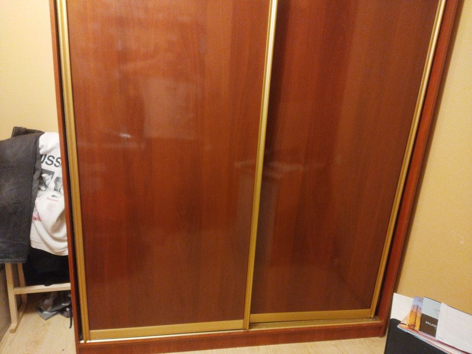 Шкаф купе  коричневый