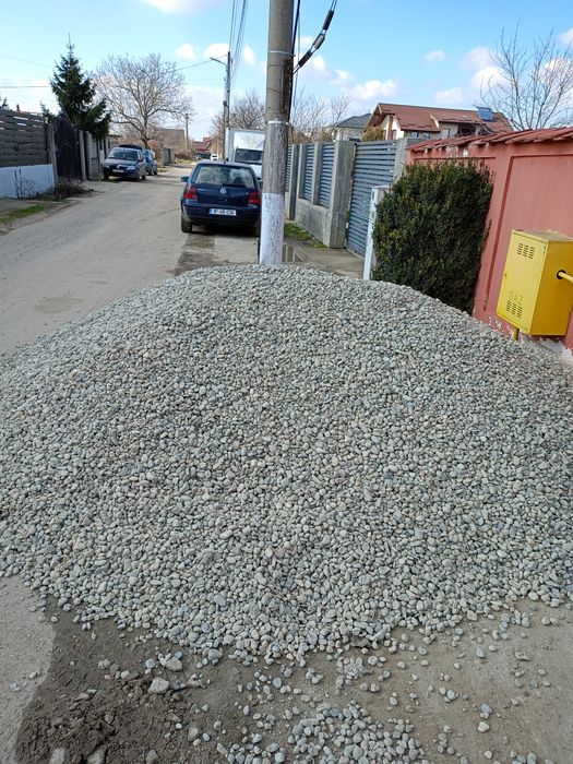 Agregate balastiera,nisip,amestec,piatra,pamant