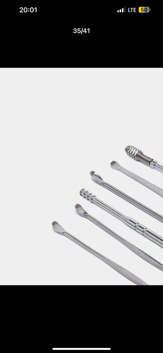 Набор для чистки ушей 6 в 1