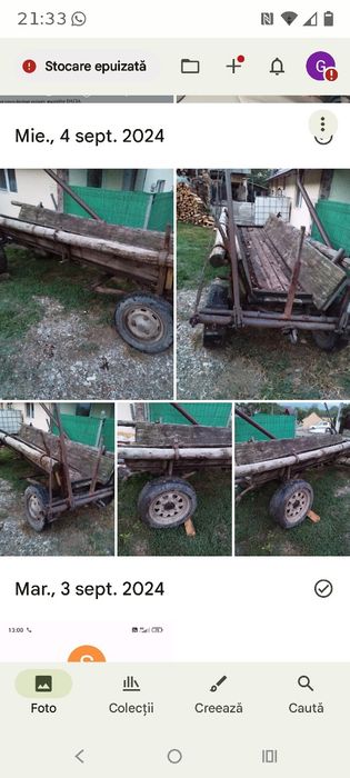 Vând căruță 1200