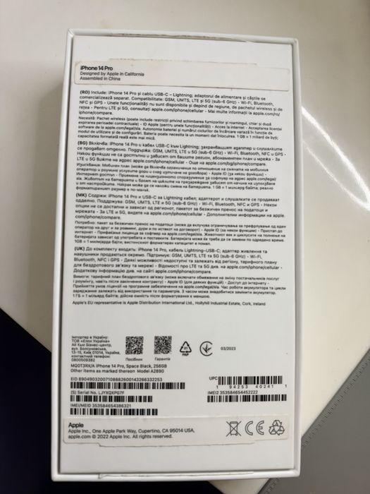 Iphone 14 Pro 256GB fullbox