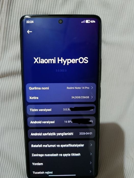 Redmi not 14 pro