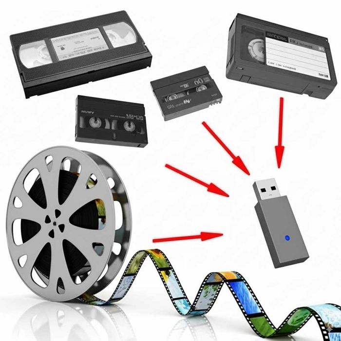 Высококачественная оцифровка любых видеокассет.