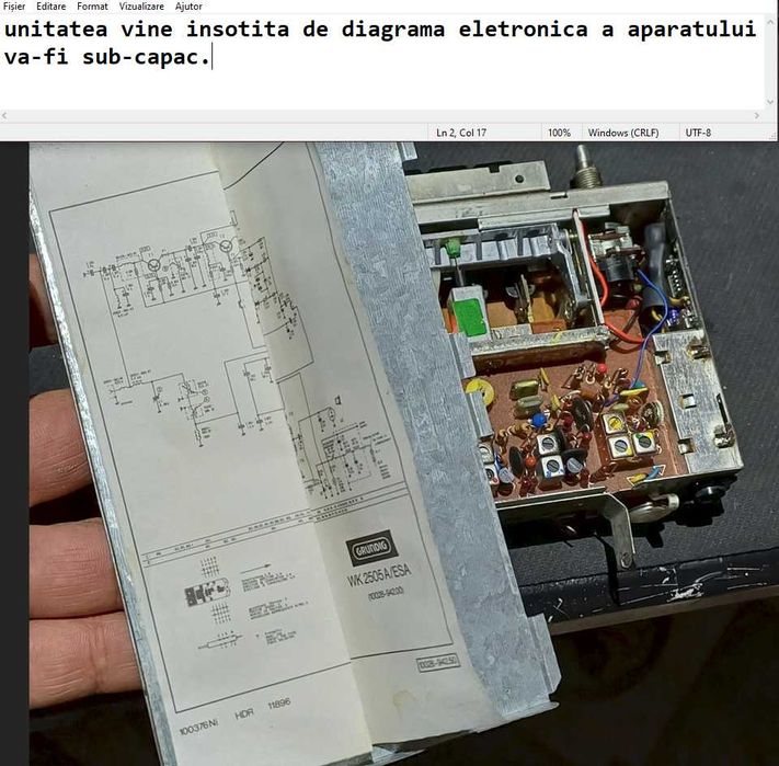 urgent : Radio cu bluetoog integrat grunding