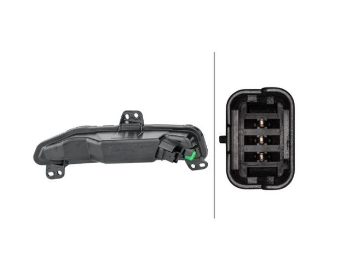 Lampa semnalizare fata Peugeot 308, 10.2013-12.2017 Model : Gti, Turbo, montare fata, stanga/dreapta, LED; Hella