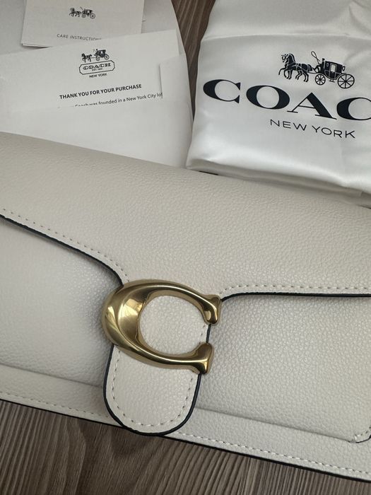 Чисто нова чанта COACH Tabby 26 CH857 в бежов цвят