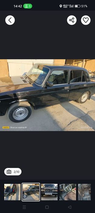 Ваз 21 07 сотилади 2012 йил