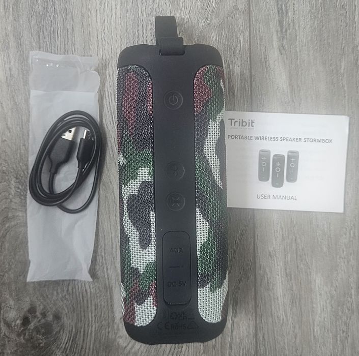 Преносим Bluetooth високоговорител Tribit StormBox 24W – Camouflage