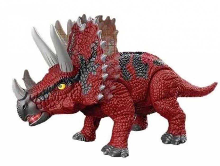 Динозавър с движещи се крайници, звук и светлина