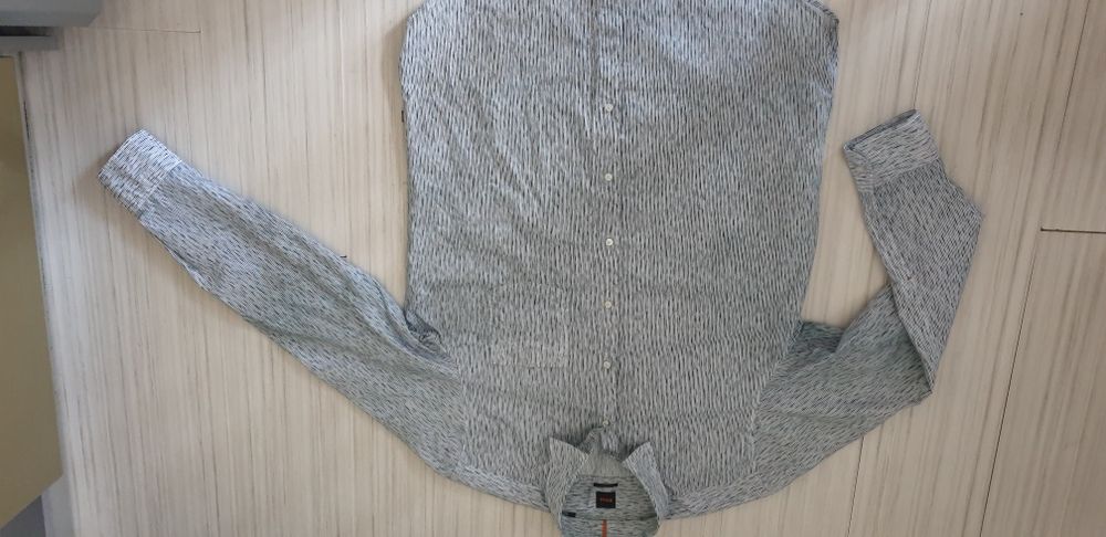 Hugo Boss Remiton Cotton Regular Fit  XL ОРИГИНАЛ! Мъжка Памучна Риза