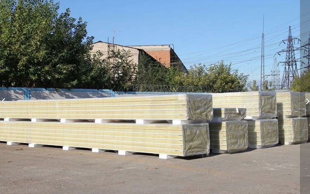 Сэндвич-панели заводские от 300м2