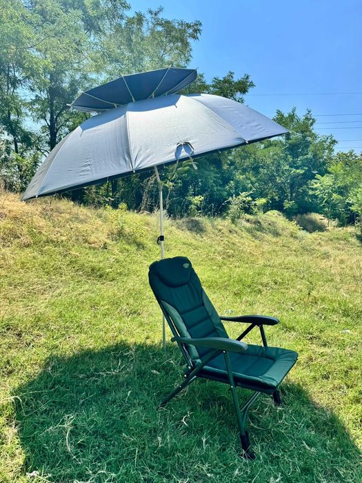 Чадър Риболов, Плаж С ТЕНТА Диаметър 2.00м/2.20м/2.40м/2.60 UV60+Клапа