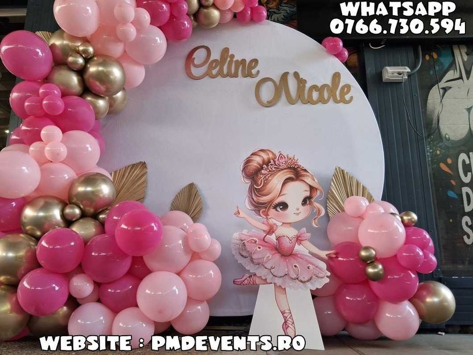 Arcada baloane petrecere aniversara Decor botez/cristelnita Aranjamente cu baloane Panou foto zi nastere Decor gender reveal