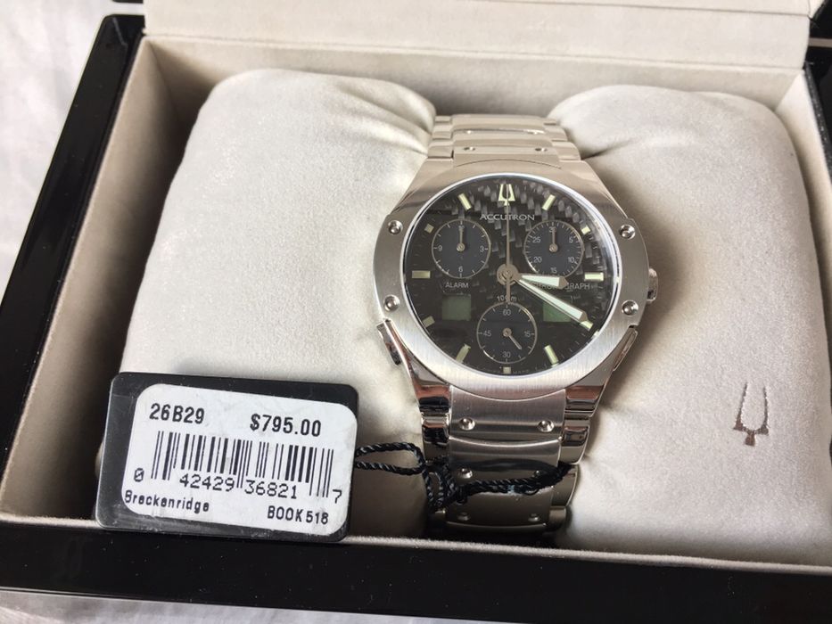 Ceas bărbătesc Accutron (Bulova produs in Elveția), quartz, NOU!!!