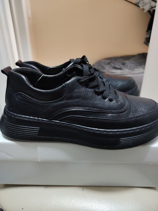 Кожанные ботинки