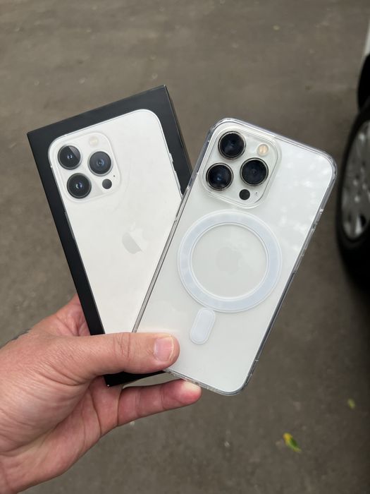 Продам обменяю Iphone 13 Pro Silver 128 74%