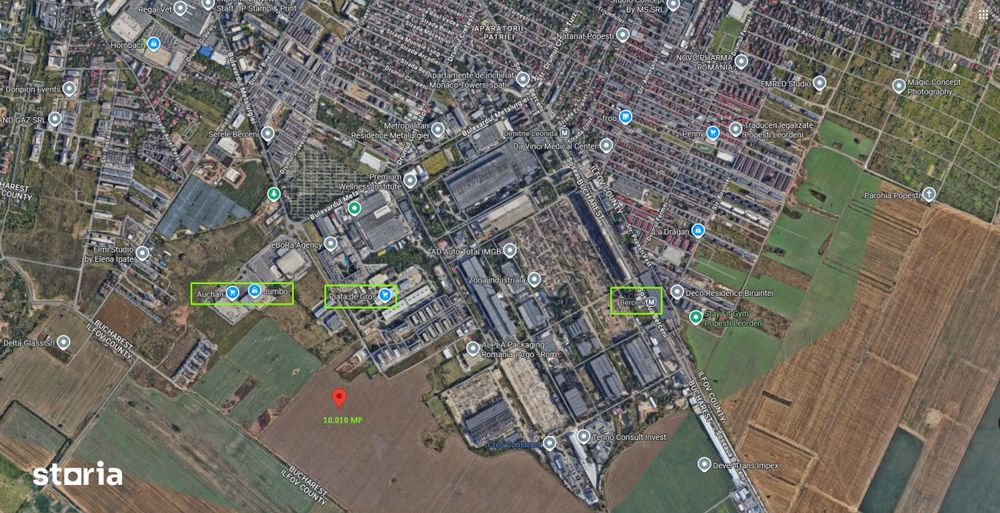Teren Intravilan 10,000mp Metalurgiei Jumbo - Piata de Gros D Crisului