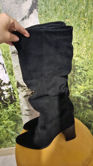 Cizme  toamna -iarna piele intoarsa