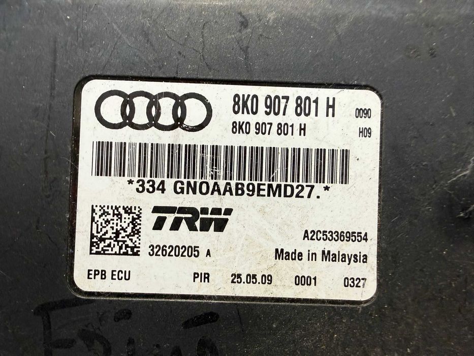 Modul frână de mana EPB Audi A4 S4 B8 8K 8K0907801H 2009 / [2008-2015] / (5B3)