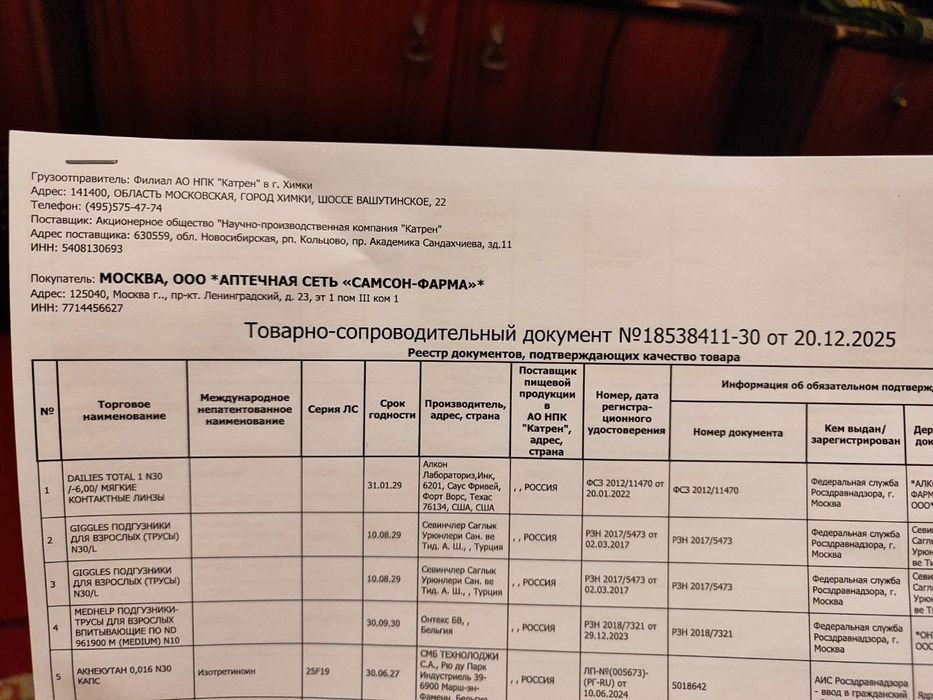 Кабивен сотилади