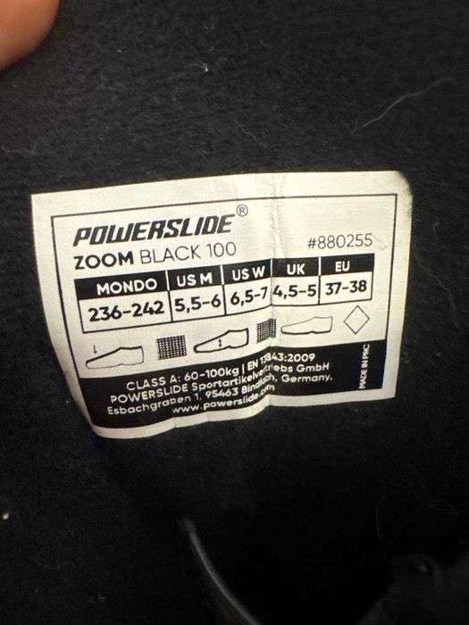 Powerslide Zoom Inline Skates EU 37–38 + REKD Protection Set