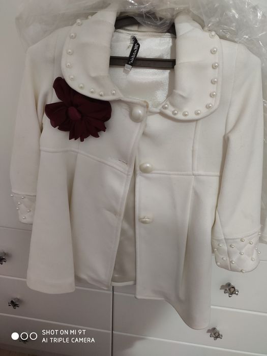 Детское пальто для девочки весна-осень