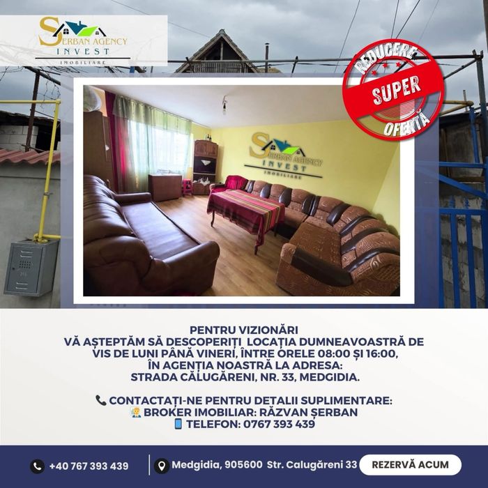 Casă solidă de vânzare în Medgidia – Spațiu, confort și siguranță!