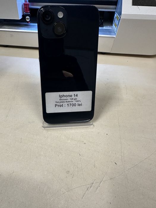 Iphone 14 / 128 gb / 100% baterie / folie sticla cadou