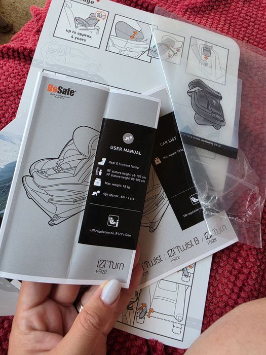 Scaun auto BeSafe iZi Turn 360° peak mesh