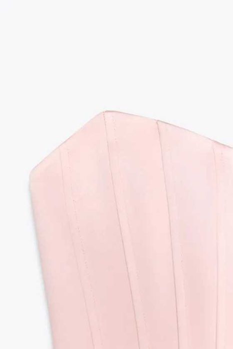 Топ Zara в бельевом стиле из сатина