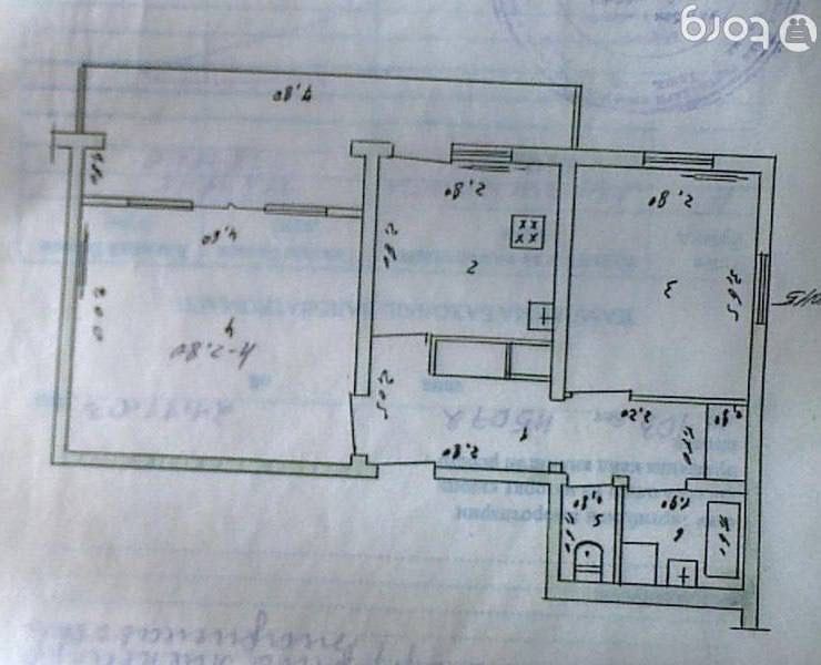 Продается 2 комнатная квартира Чиланзар 20а Хамкор Банк