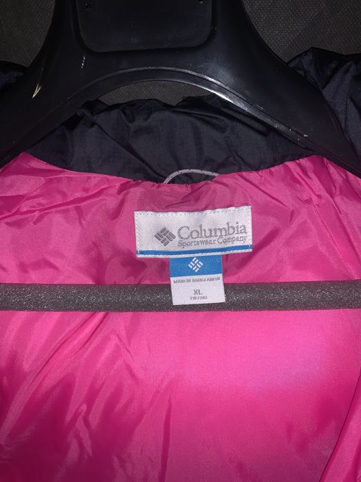 Columbia Puffect winter Jacket Black & Pink
