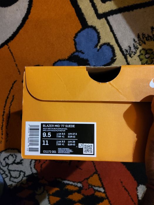 Nike blazer mid '77 suede кецове