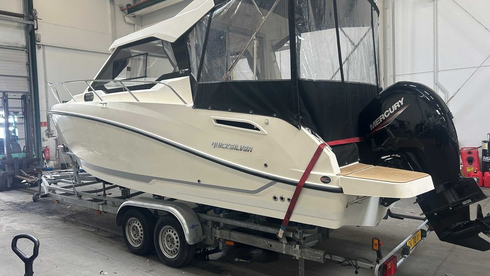 Quicksilver 675 Weekend, Mercury 150 hp si Peridoc - Ca Nou