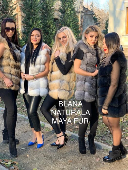 Veste din blana naturala