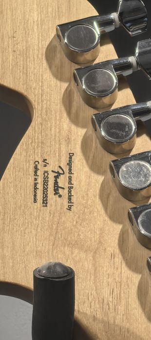 Squier Affinity Series Stratocaster HH White - электрогитара