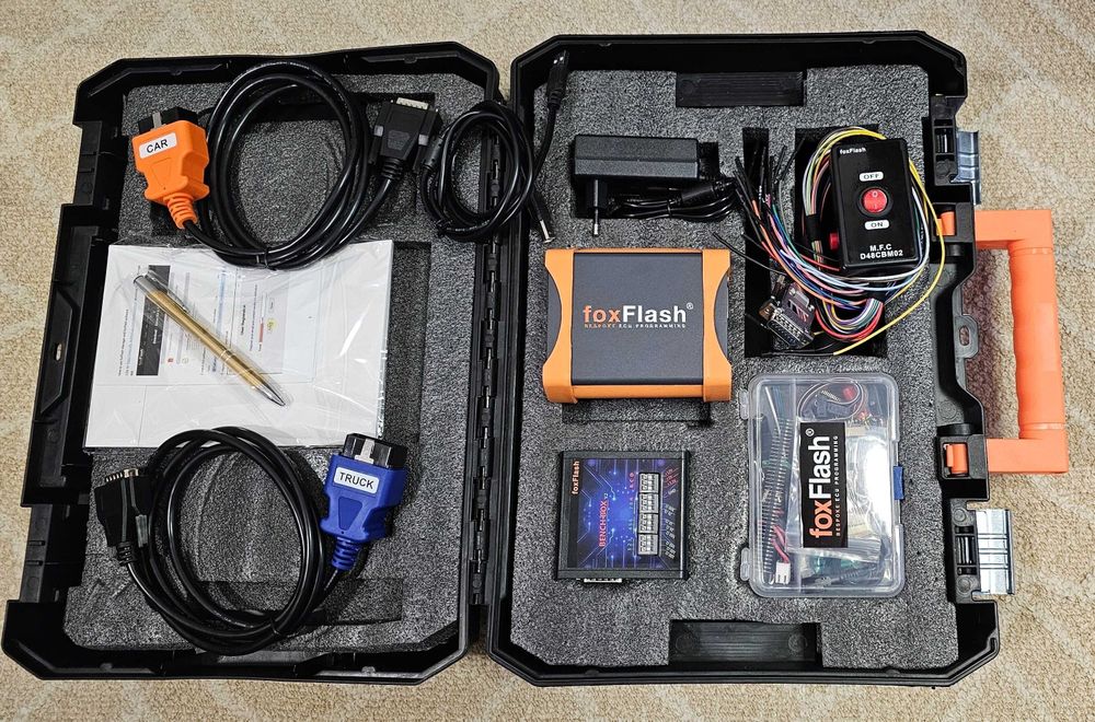 Programator/Chiptuning Foxflash / KT 200 ECU TCU Tool OBD Bench Boot Mode full version