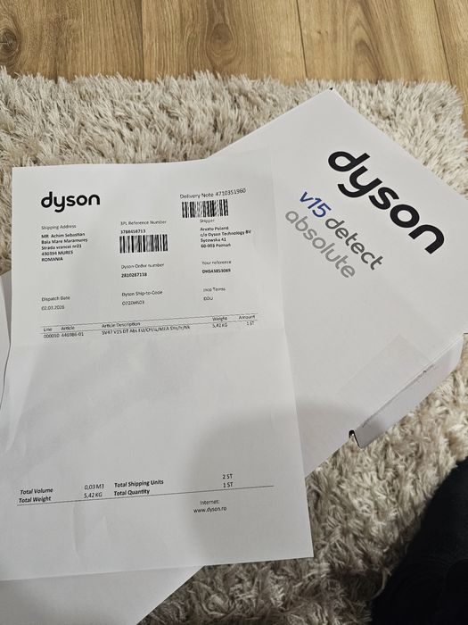 Dyson v15 absolute cu garantie!