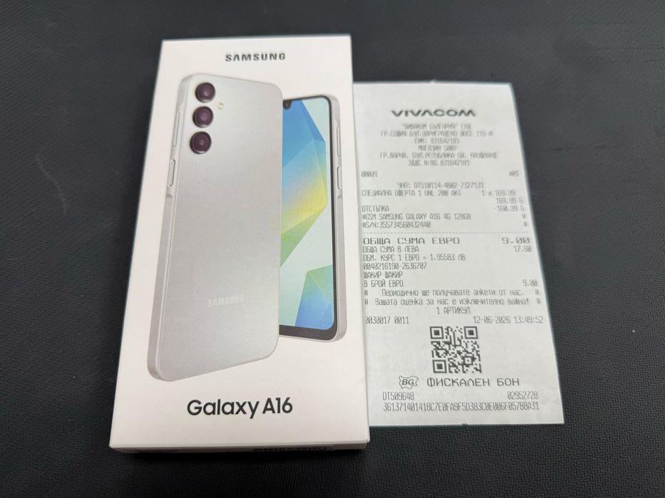 Samsung Galaxy A16 4/128gb / чисто нов с гаранция