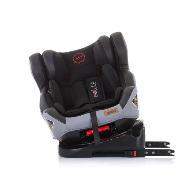 CHIPOLINO Стол за кола 0-36 кг. EVOLUTE ISOFIX 360° КАРБОН